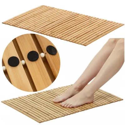 Kúpeľňová predložka 80x50 cm SPRINGOS HA7531prírodný