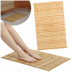 Kúpeľňová predložka 80x50 cm SPRINGOS HA7531prírodný