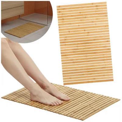 Kúpeľňová predložka 80x50 cm SPRINGOS HA7531prírodný