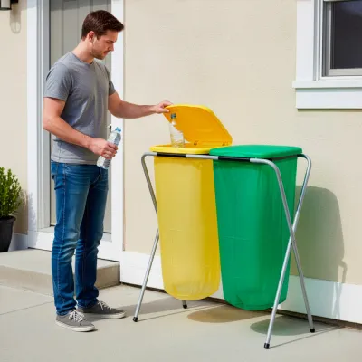 Stojan na 2 odpadkové vrecia SPRINGOS HA1107