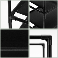 Botník 3 police SPRINGOS HA7548 čierny