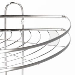 Rohová polička do kúpeľne SPRINGOS HA7542 nerezová