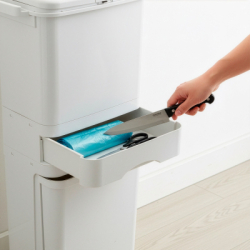 Kôš na triedený odpad SPRINGOS HA1110 biely