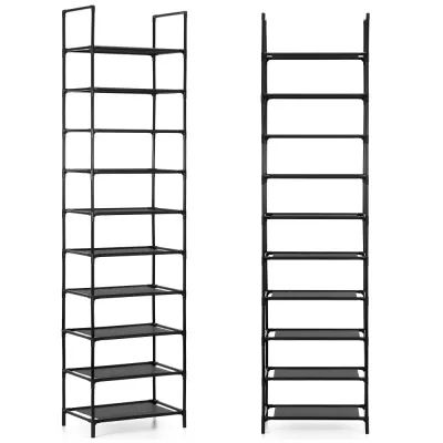 Botník 10 políc SPRINGOS HA7550 čierny