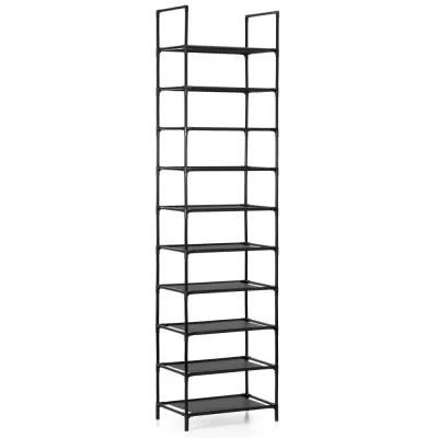 Botník 10 políc SPRINGOS HA7550 čierny