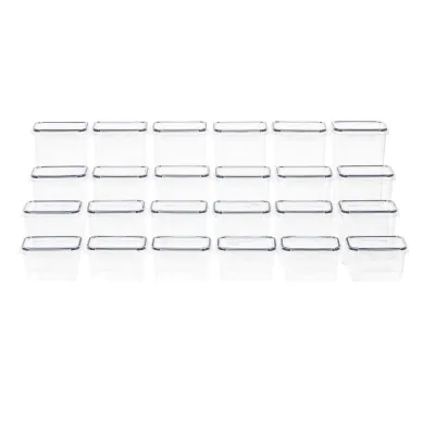 Plastové dózy na potraviny sada 24ks SPRINGOS KI0172