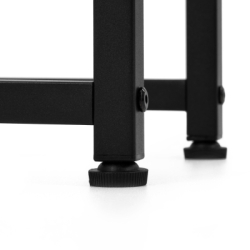 Kovový stojan na kvety 115 cm SPRINGOS čierny