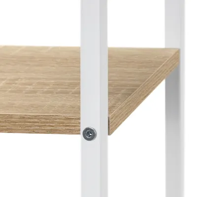 Kovový stojan na kvety 113 cm SPRINGOS GA0212 biely