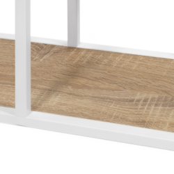 Kovový stojan na kvety 113 cm SPRINGOS GA0212 biely