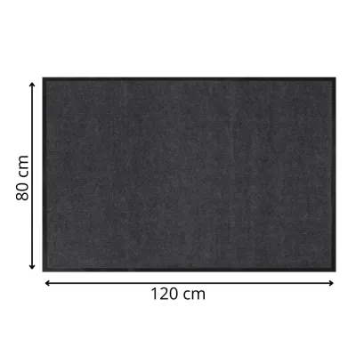 Rohožka pred dvere 80x120 cm SPRINGOS HA7535 čierna