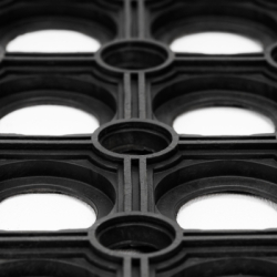 Rohožka pred dvere 100x50 cm SPRINGOS HA7536 čierna