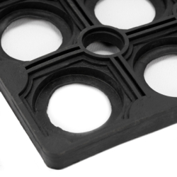 Rohožka pred dvere 100x50 cm SPRINGOS HA7536 čierna