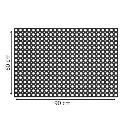 Rohožka pred dvere 100x50 cm SPRINGOS HA7536 čierna