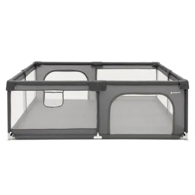 Detská ohrádka 180x150x66 cm SPRINGOS HA7528 šedá