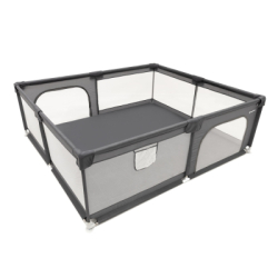 Detská ohrádka 180x150x66 cm SPRINGOS HA7528 šedá