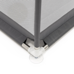 Detská ohrádka 200x180x66 cm SPRINGOS HA7529 sivá