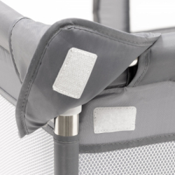 Detská ohrádka 200x180x66 cm SPRINGOS HA7529 sivá