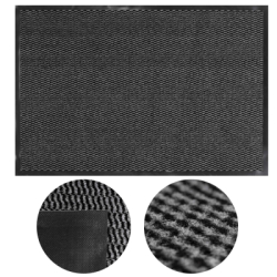 Rohožka pred dvere 60x90 cm SPRINGOS HA7533 čierna