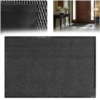 Rohožka pred dvere 60x90 cm SPRINGOS HA7533 čierna