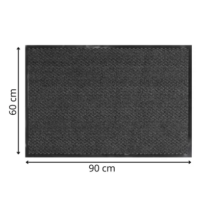 Rohožka pred dvere 60x90 cm SPRINGOS HA7533 čierna