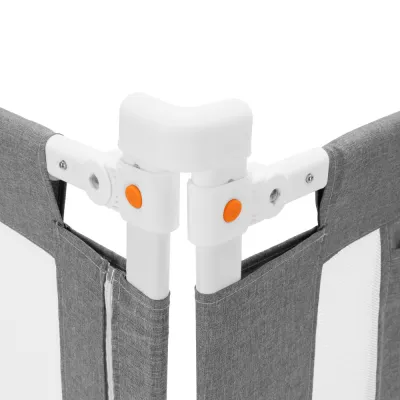 Zábrana na posteľ 160 cm SPRINGOS HA7527 sivá