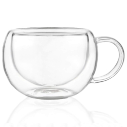 Sklenený hrnček na kávu 300 ml SPRINGOS HA7351