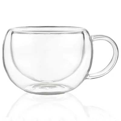 Sklenený hrnček na kávu 300 ml SPRINGOS HA7351