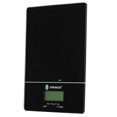 Kuchynská váha SPRINGOS HA7569 čierna