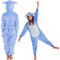 Pyžamo Kigurumi Stitch modré, veľ. S SPRINGOS HA7566