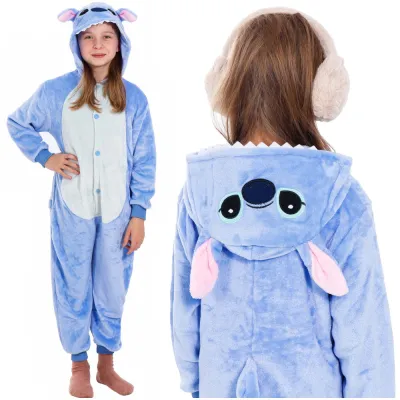 Pyžamo Kigurumi Stitch modré, veľ. S SPRINGOS HA7566
