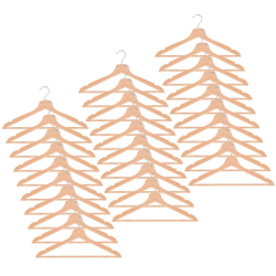 Drevené ramienka 30 ks SPRINGOS HG0086 prírodný