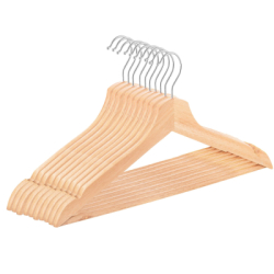 Drevené ramienka 30 ks SPRINGOS HG0086 prírodný