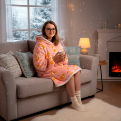 HA7572 VEĽKÁ MIKINA S DÁMSKYM UZÁVEROM