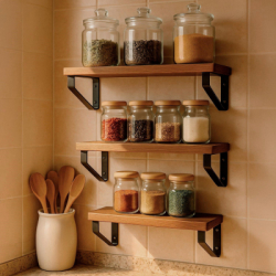 Polica na stenu sada 3 ks SPRINGOS HF0049