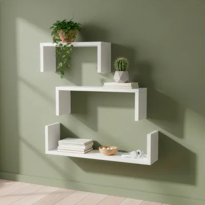 Polica na stenu sada 3 ks SPRINGOS HF0051