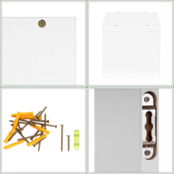 Polica na stenu sada 3 ks SPRINGOS HF0051