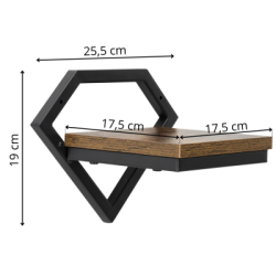 Polička na stenu SPRINGOS HF0050