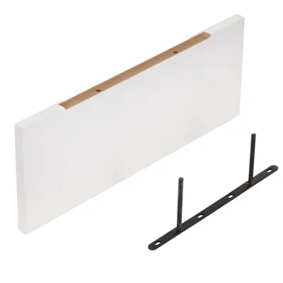 Polica na stenu sada 4 ks SPRINGOS HF0052 biele