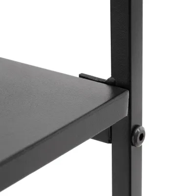 Nástenná polica sada 3 ks SPRINGOS HF0055 čierna