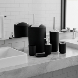 Súprava do kúpeľne 6 ks SPRINGOS HA1111 čierna