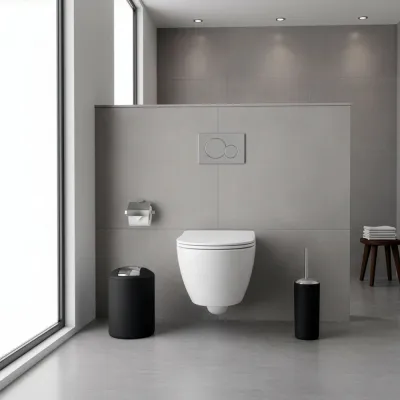 Súprava do kúpeľne 6 ks SPRINGOS HA1111 čierna