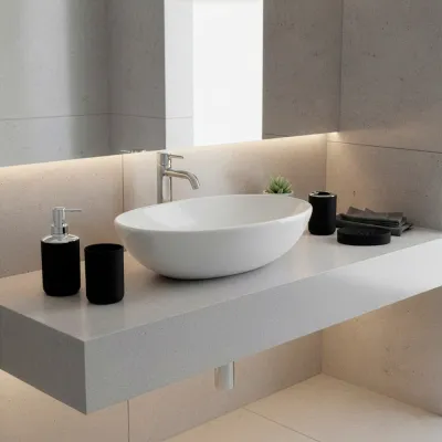 Súprava do kúpeľne 6 ks SPRINGOS HA1111 čierna