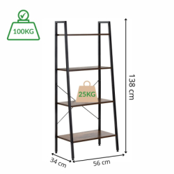 Policový regál (knižnica) SPRINGOS HF0048