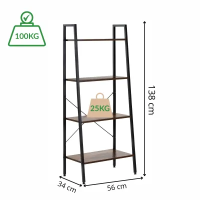 Policový regál (knižnica) SPRINGOS HF0048