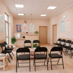 Skladacia stolička SPRINGOS GF0113 čierna