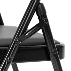 Skladacia stolička SPRINGOS GF0113 čierna