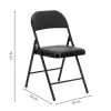 Skladacia stolička SPRINGOS GF0113 čierna