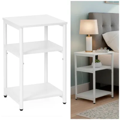 Nočný stolík SPRINGOS HF0065 biely