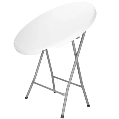 Cateringový stôl skladací 80x74,5 cm SPRINGOS GF0111 biely