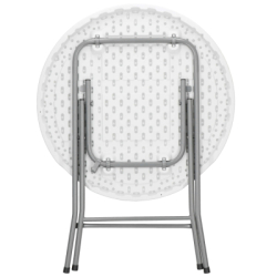 Cateringový stôl skladací 80x74,5 cm SPRINGOS GF0111 biely